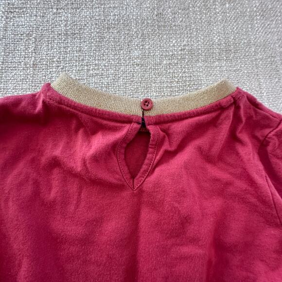 Mini Boden Burgundy Tulle Skirted Dress VGUC 4/5 - Picture 6 of 7